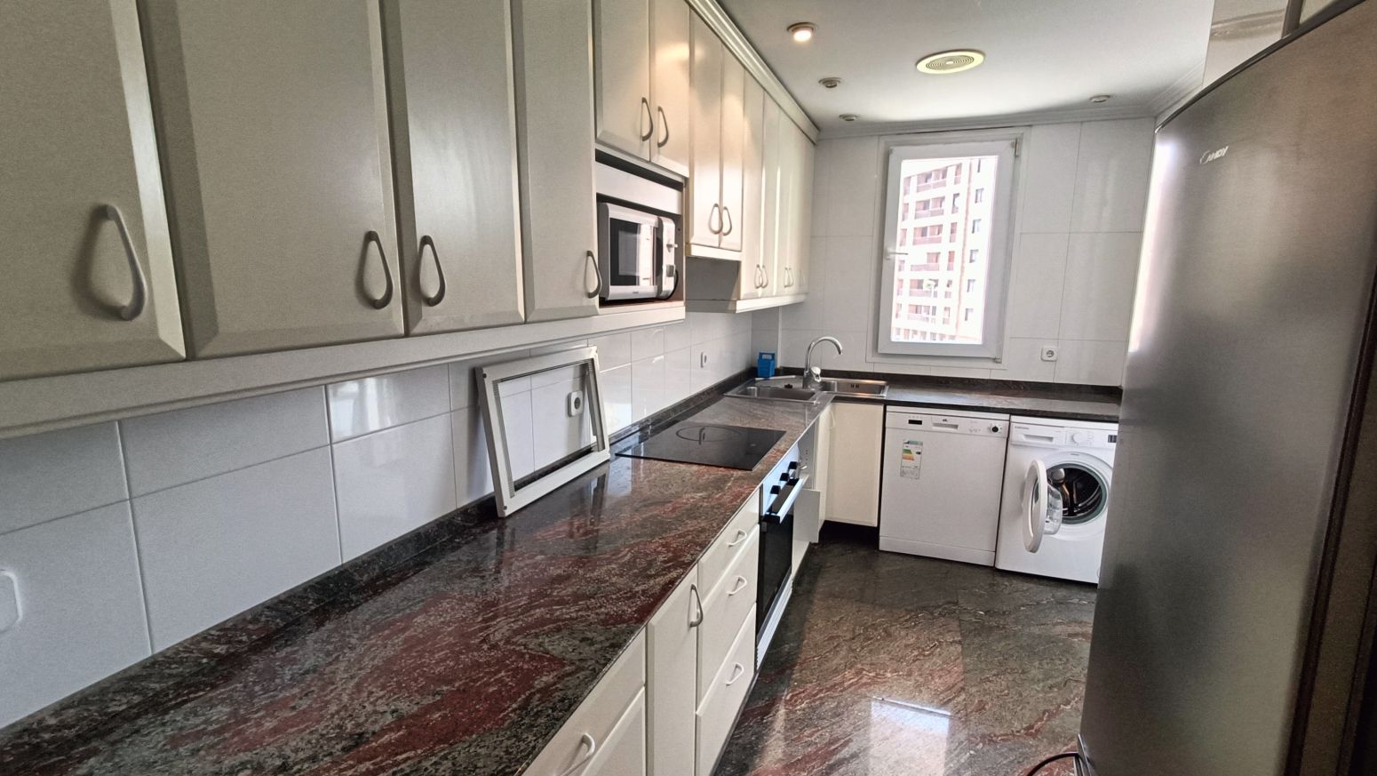 Kitchen of Flat to rent in  Pamplona / Iruña  with Heating and Terrace
