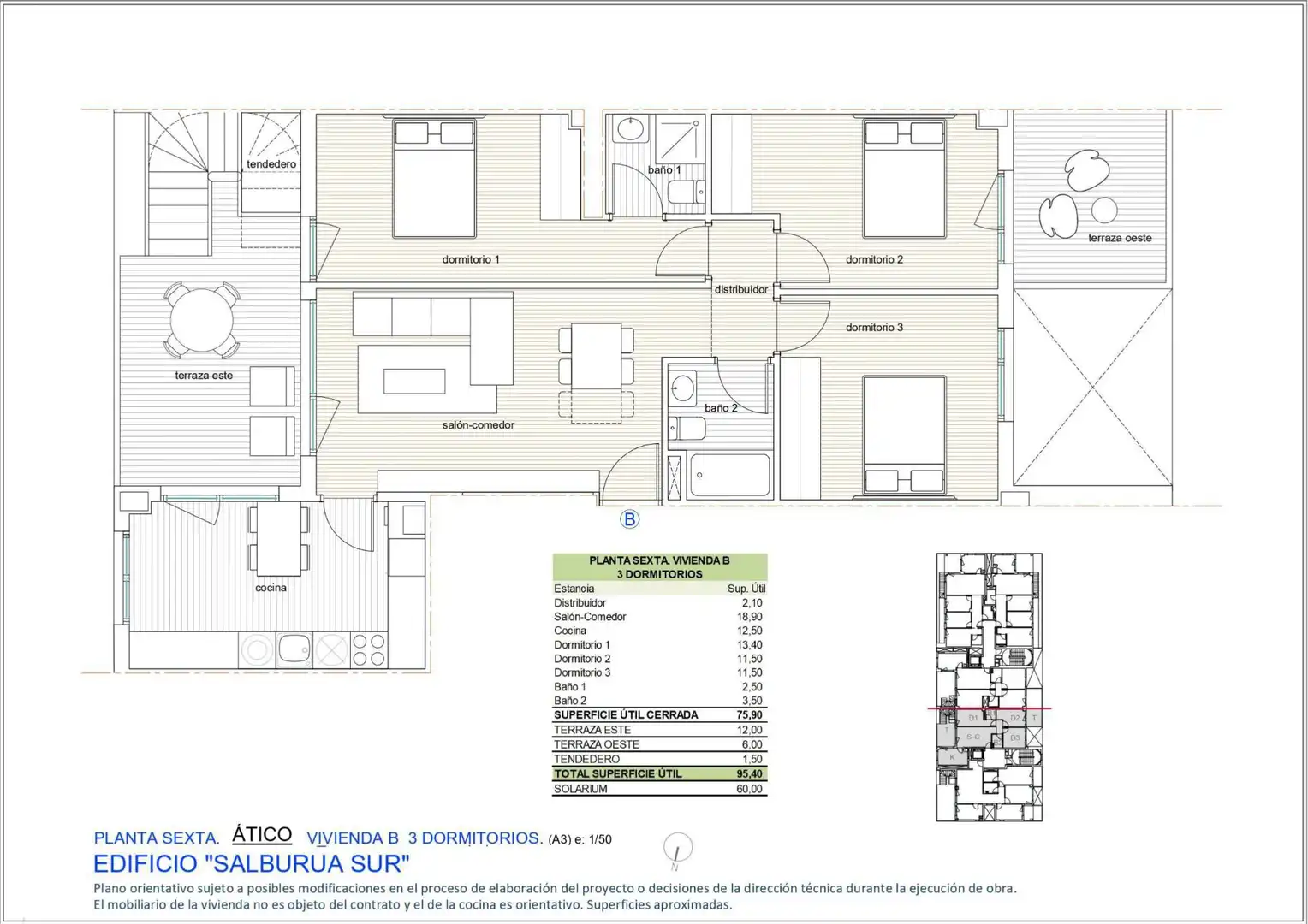 Attic for sale in Vitoria - Gasteiz  with Heating, Terrace and Storage room