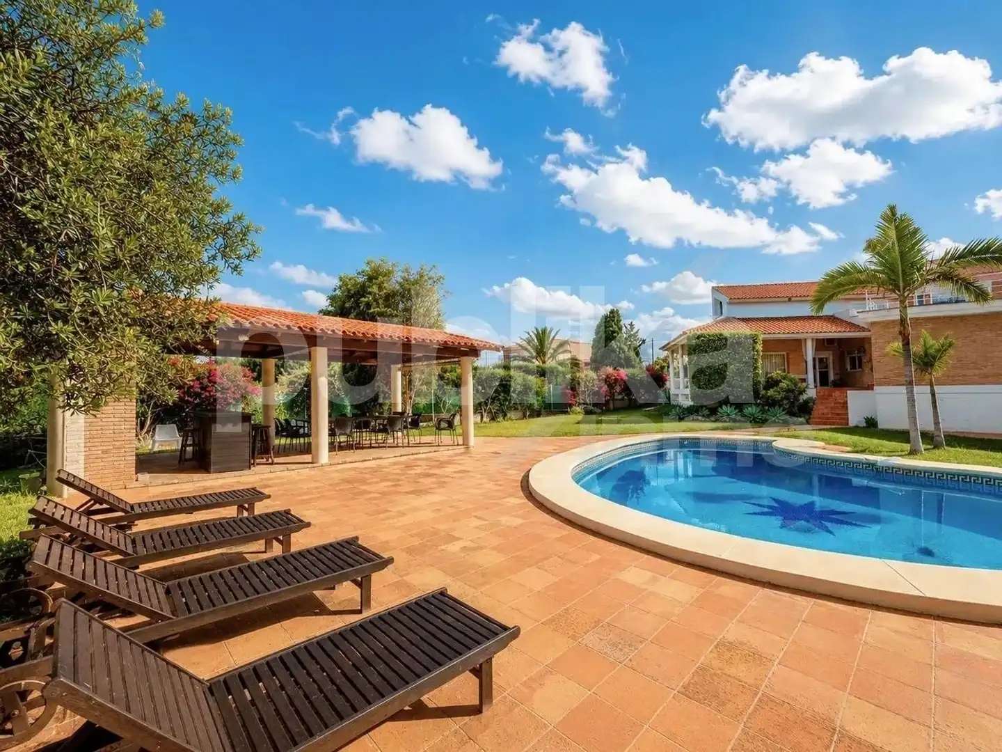 Piscina de Casa o chalet en venta en San Vicente del Raspeig / Sant Vicent del Raspeig con Aire acondicionado, Calefacción y Piscina