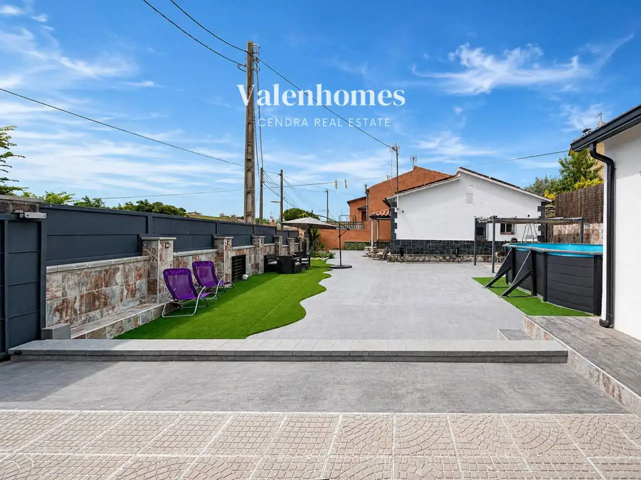 Terraza de Casa o chalet en venta en Lliçà d'Amunt con Aire acondicionado, Jardín privado y Amueblado