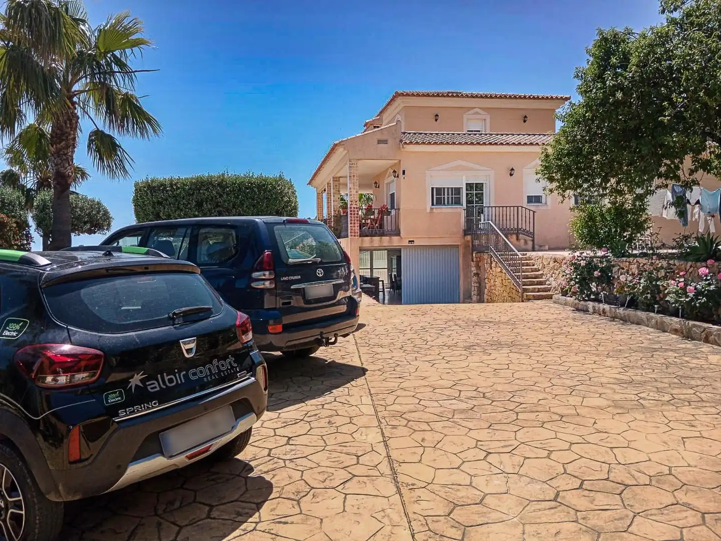 Aparcament de Casa o xalet de lloguer en Polop amb Aire condicionat, Jardí privat i Terrassa