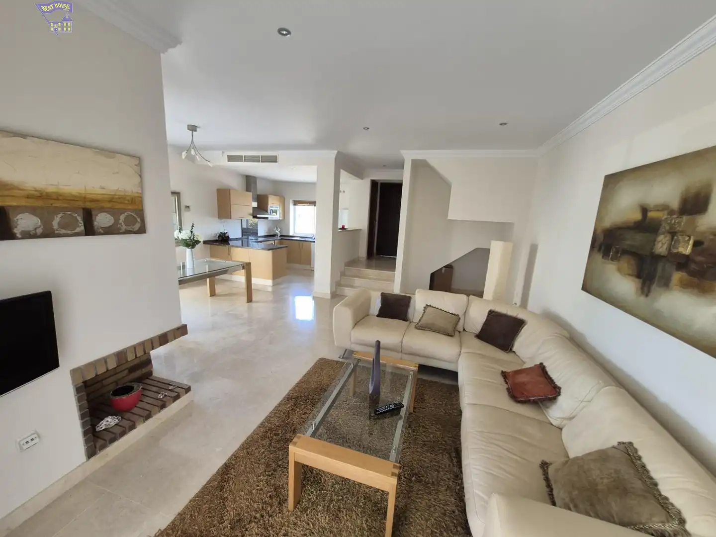 Sala de estar de Casa adosada de alquiler en Arcos de la Frontera