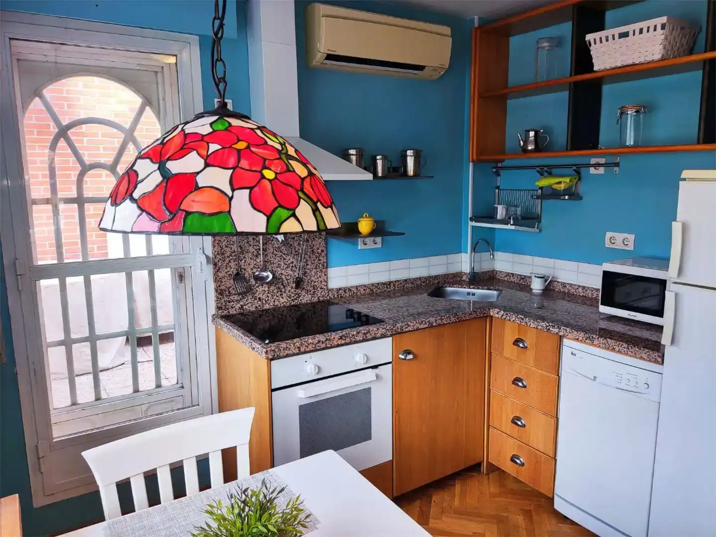 Kitchen of Flat for sale in Getafe  with Air Conditioner, Swimming Pool and Balcony