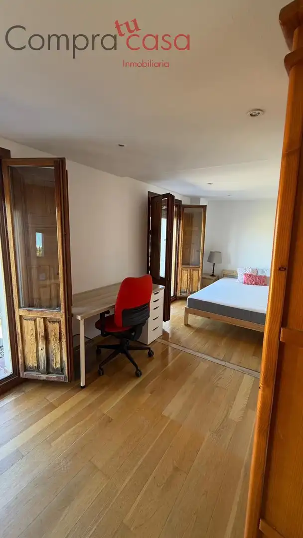 Bedroom of Flat for rent in Segovia  with Heating, Storage room and Balcony