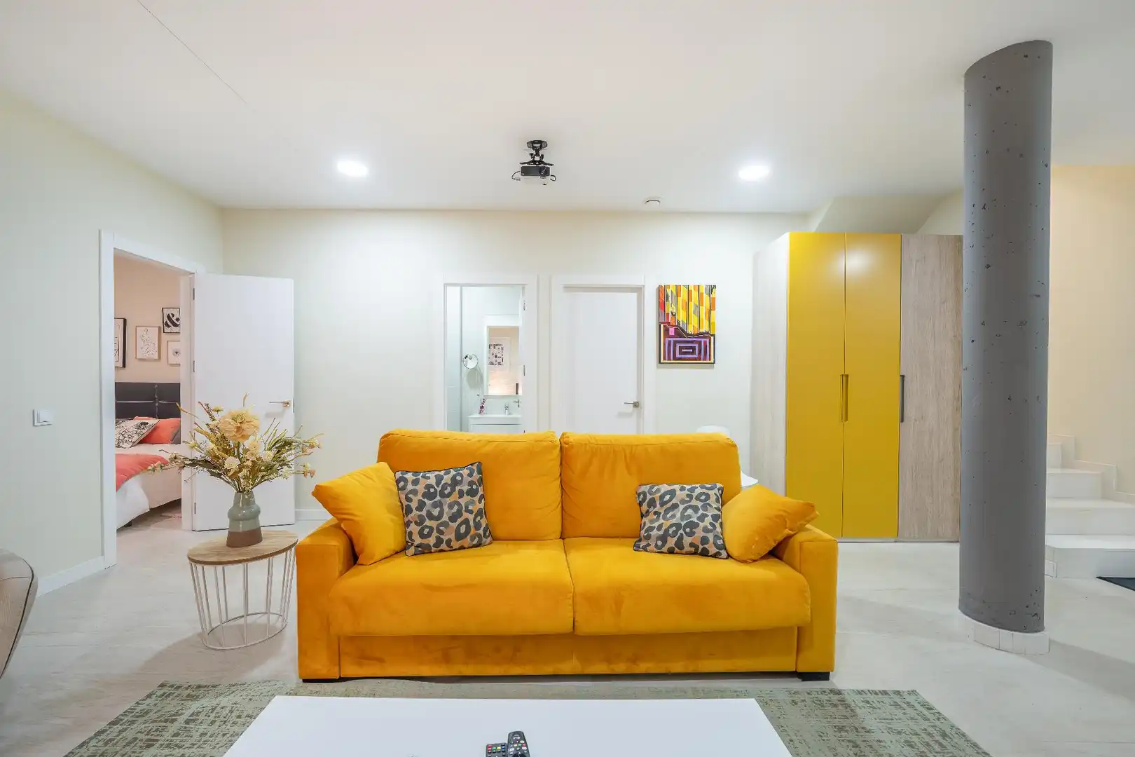 Sala d'estar de Dúplex en venda en Finestrat amb Aire condicionat, Calefacció i Jardí privat