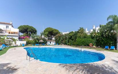 Swimming pool of Apartment for sale in Estepona  with Air Conditioner, Terrace and Swimming Pool