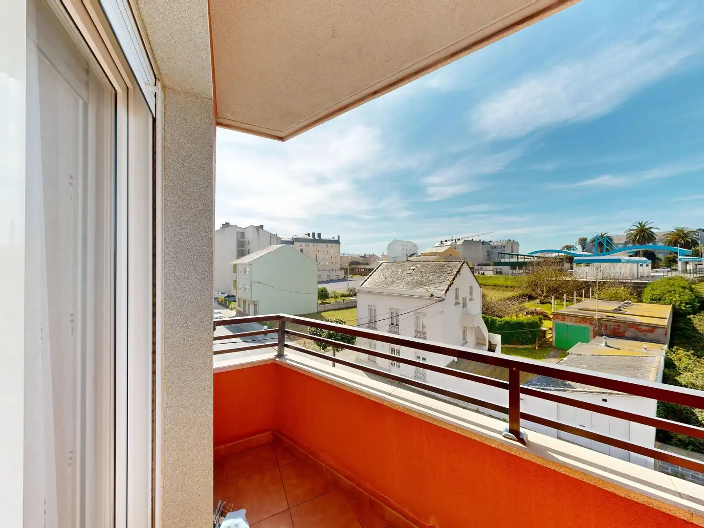 Balcony of Flat for sale in Foz  with Heating, Terrace and Storage room