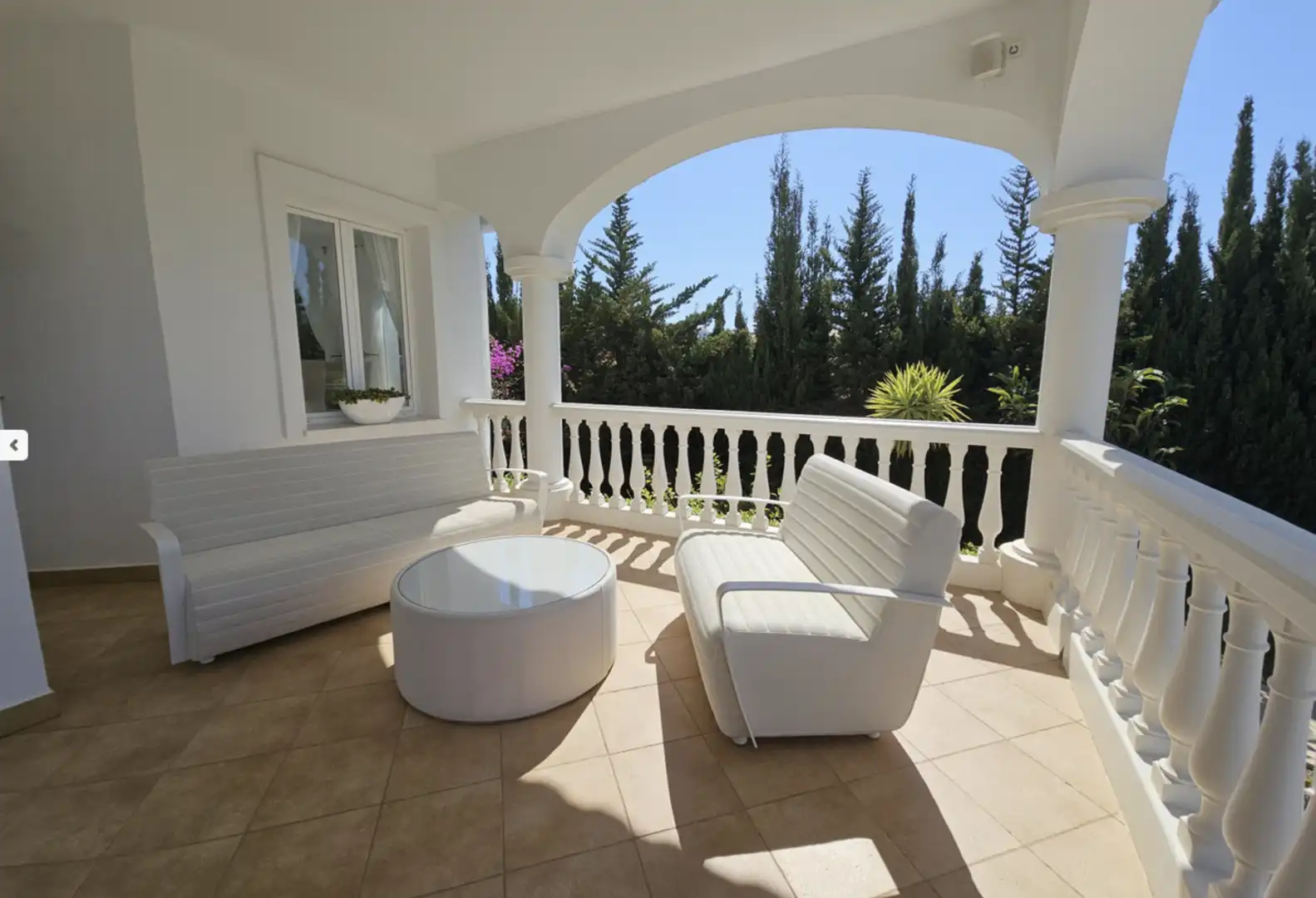 Terraza de Casa o chalet de alquiler en Mijas con Jardín privado, Terraza y Piscina