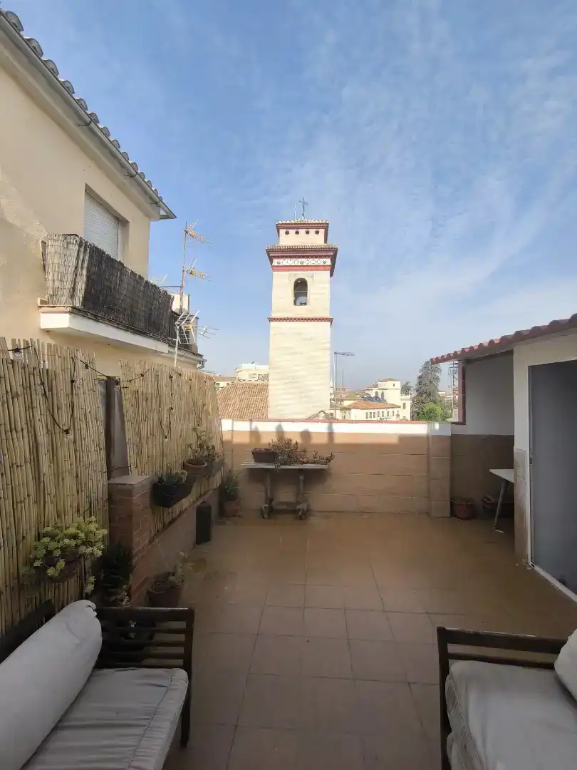 Terrassa de Casa adosada en venda en  Granada Capital amb Aire condicionat i Balcó