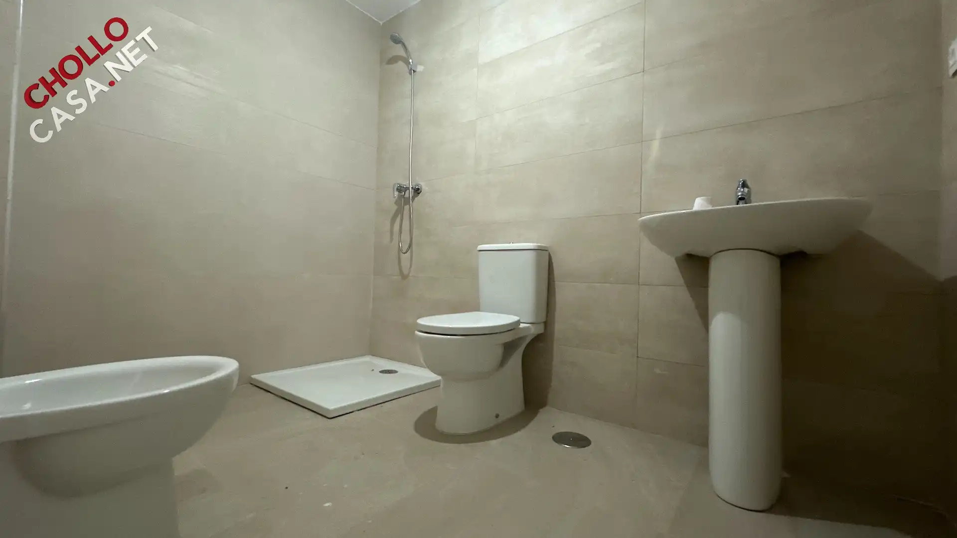 Badezimmer von Wohnung zum Verkauf in Málaga mit Klimaanlage, Heizung und Parkett