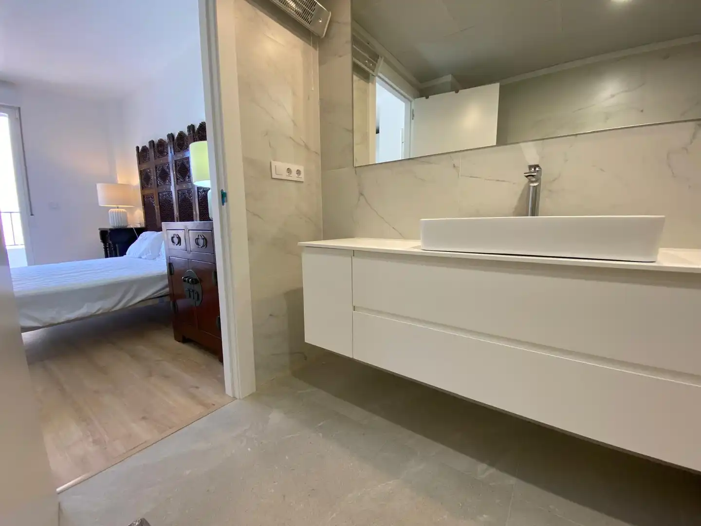Bathroom of Flat for rent in Albacete  with Air Conditioner, Heating and Parquet flooring