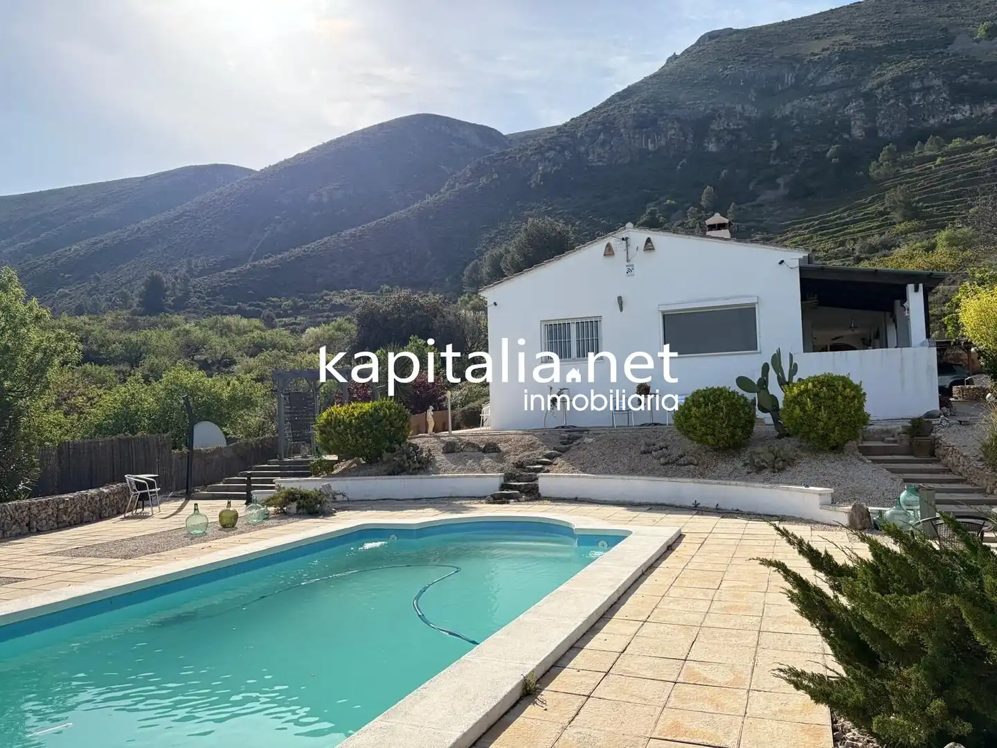 Garden of Houses for sale in Almudaina  with Air Conditioner, Private garden and Terrace