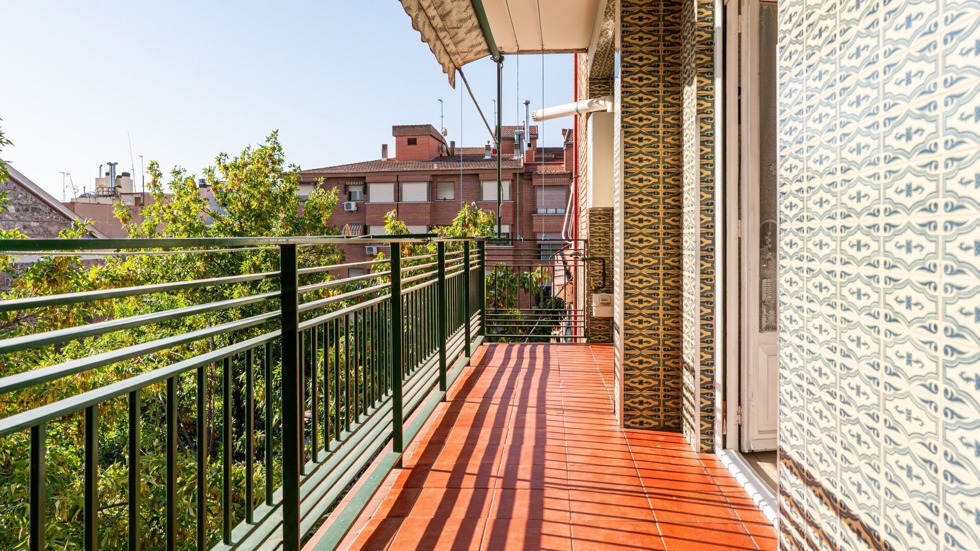 Terrace of Flat for sale in  Madrid Capital  with Heating and Terrace