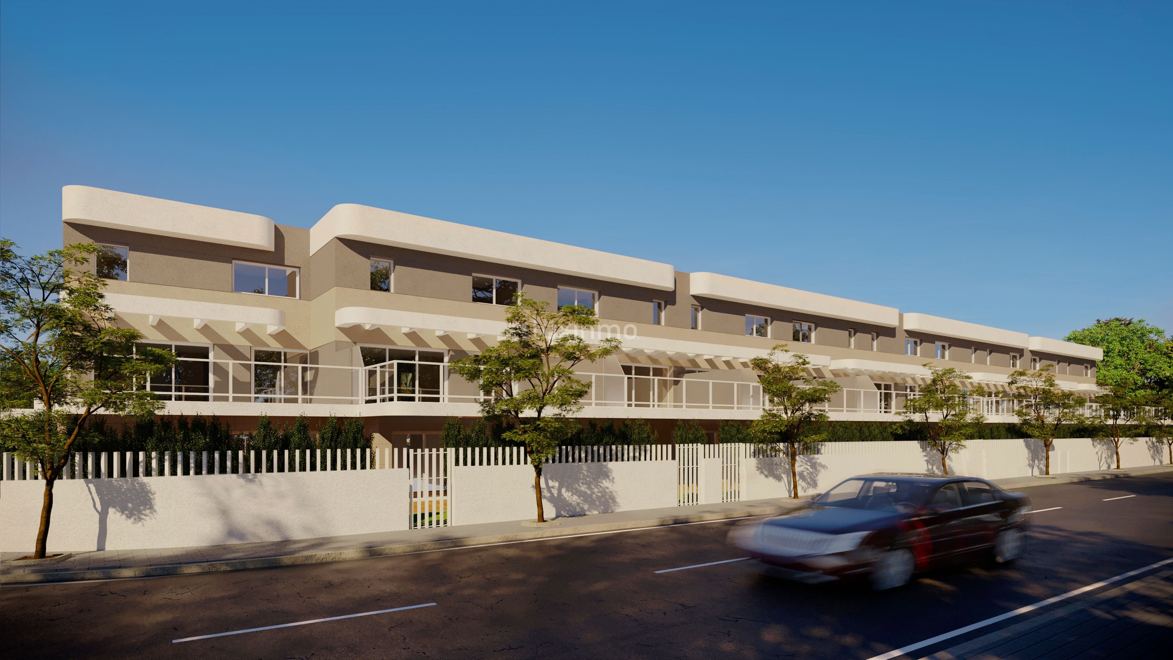 Exterior view of Duplex for sale in Monforte del Cid  with Air Conditioner, Heating and Private garden