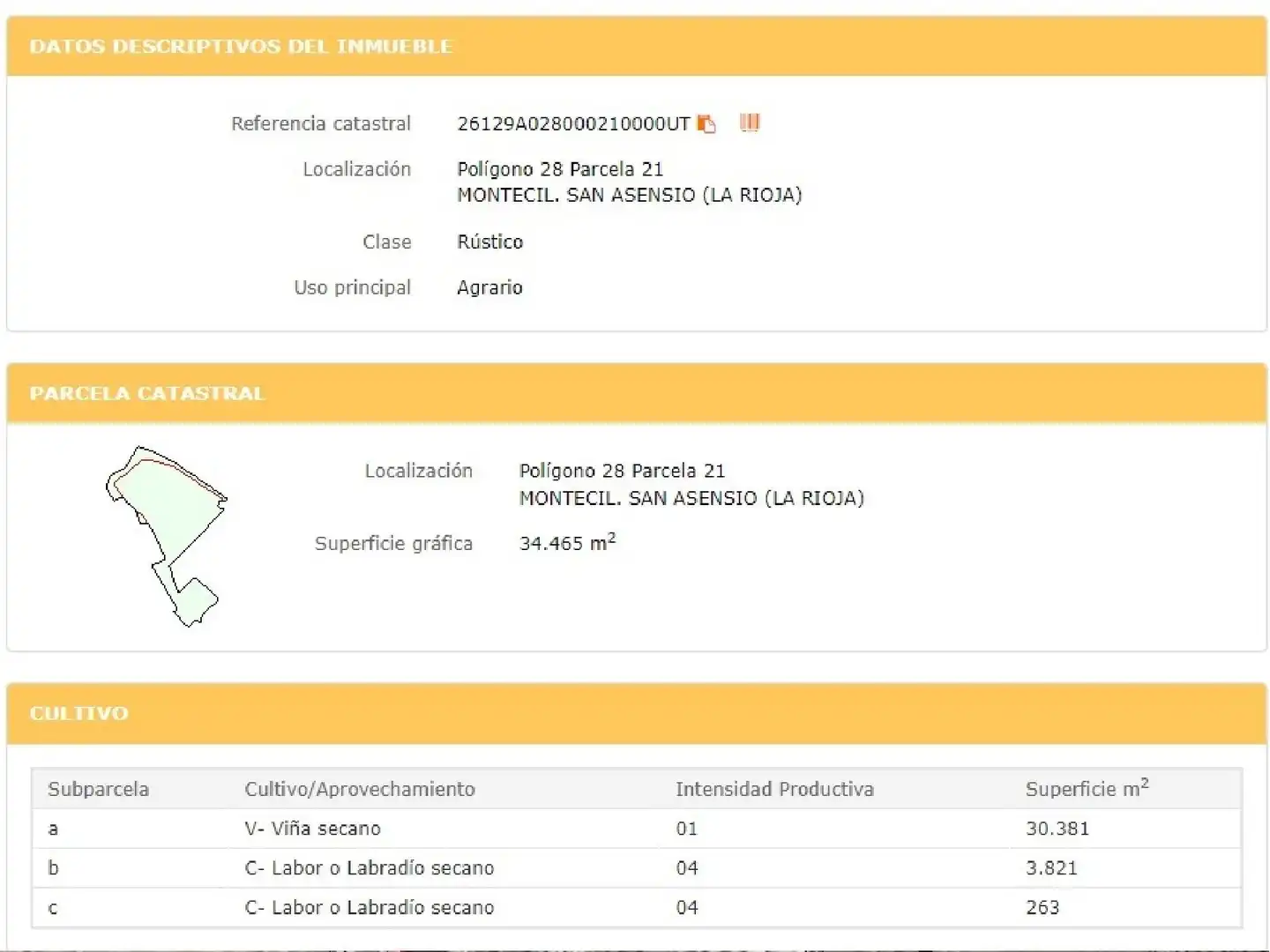 Lands and plots for sale in San Asensio, imagen 3