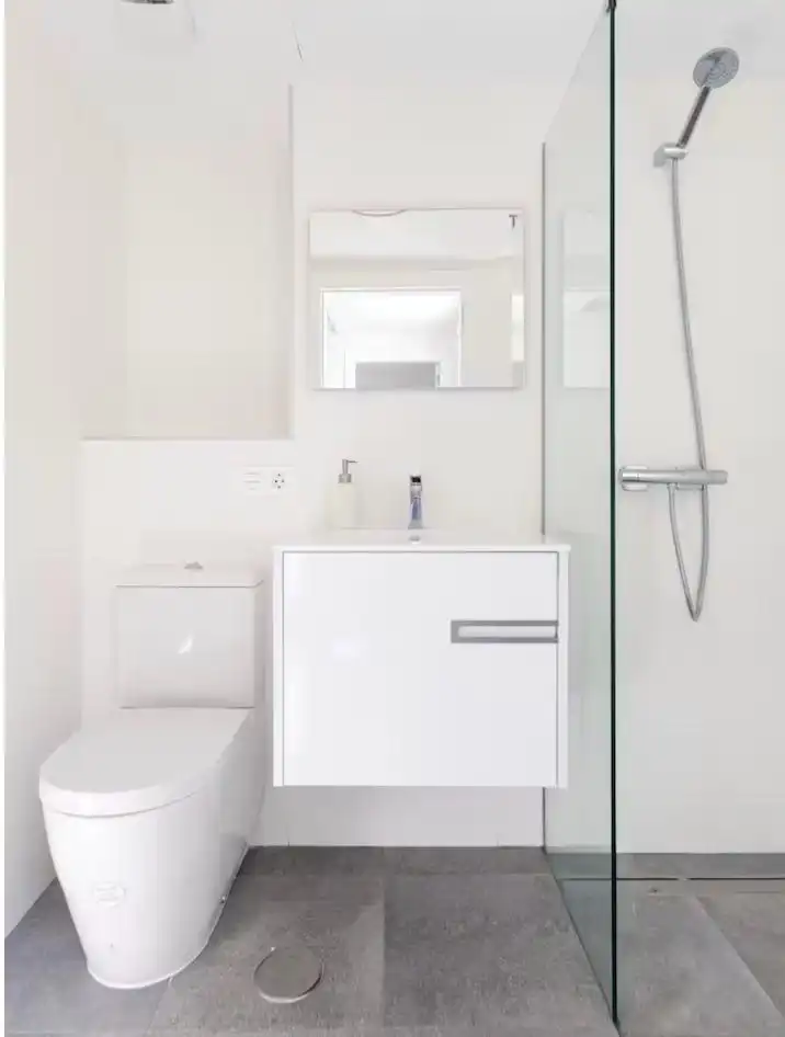 Bany de Apartament de lloguer en Güímar amb Aire condicionat, Terrassa i Moblat