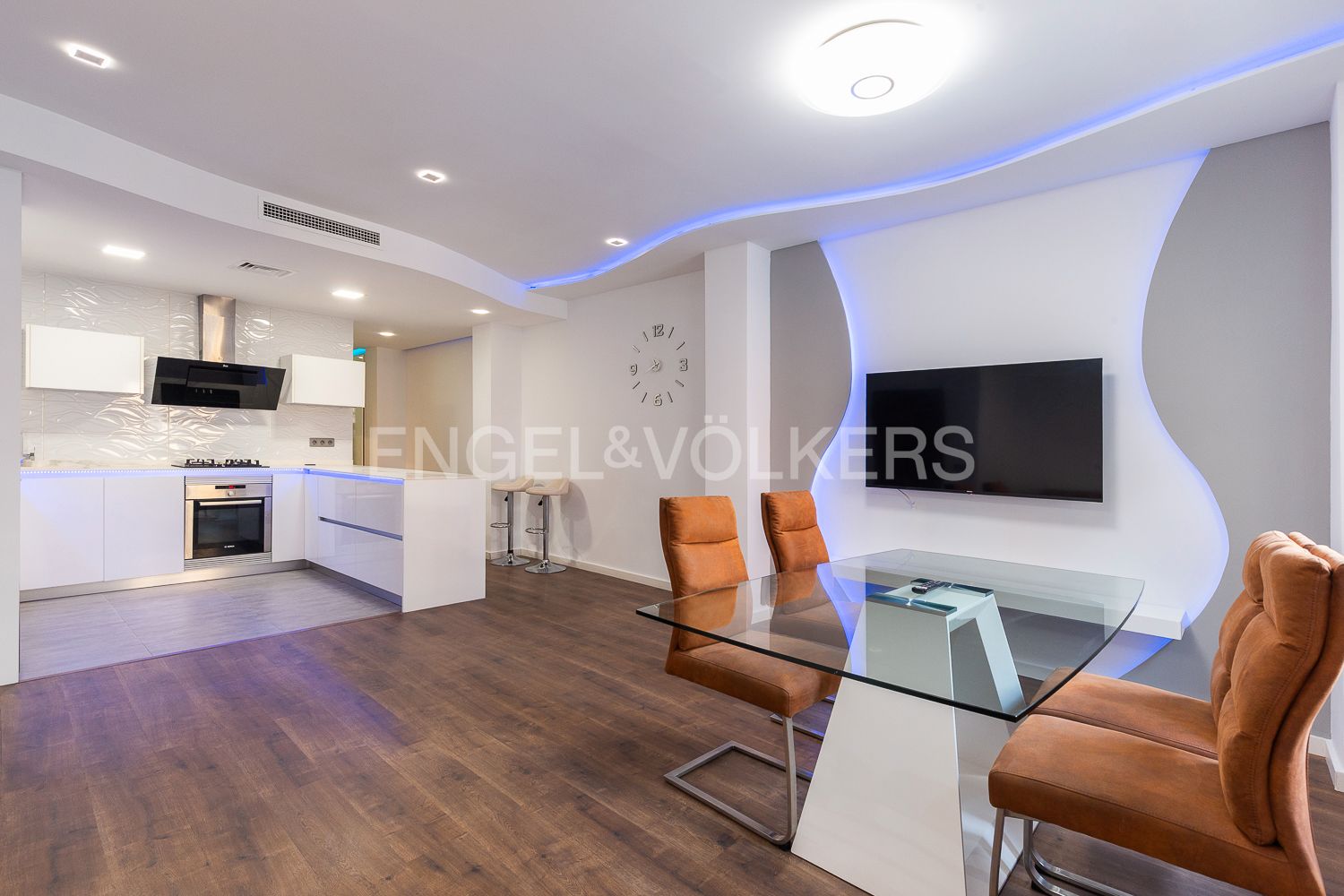 Living room of Apartment for sale in  Valencia Capital  with Air Conditioner, Heating and Furnished