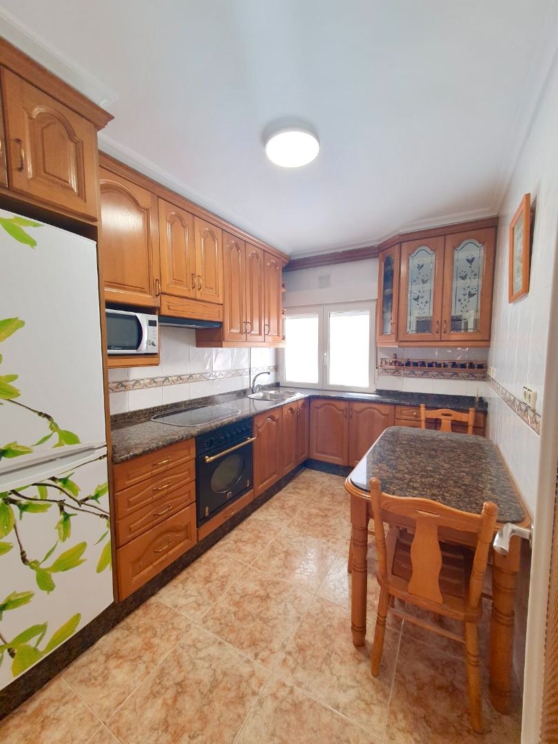 Kitchen of Flat for sale in Gijón   with Heating and Parquet flooring