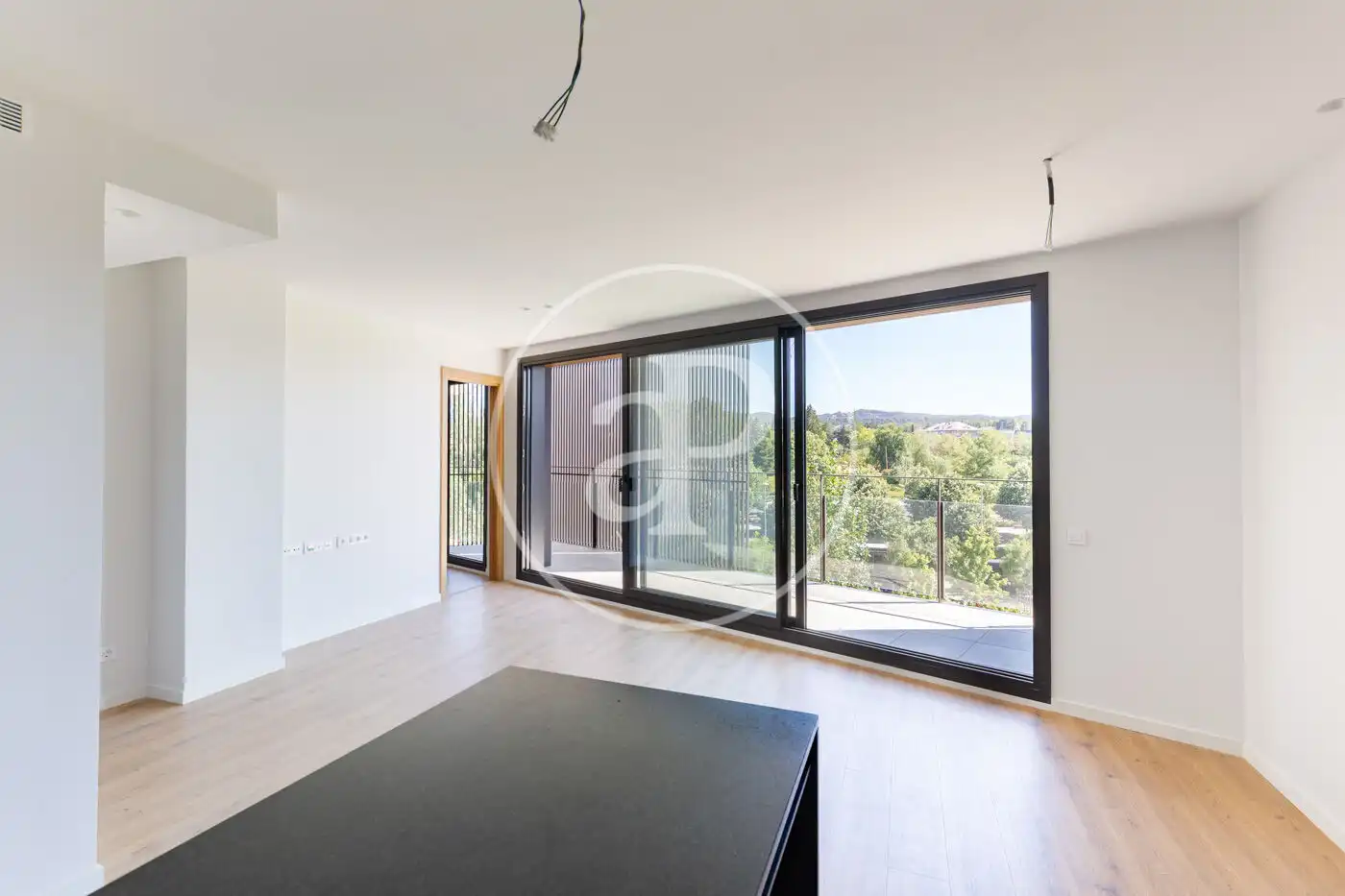 Wohnzimmer von Wohnung zum Verkauf in Sant Cugat del Vallès mit Klimaanlage, Heizung und Balkon