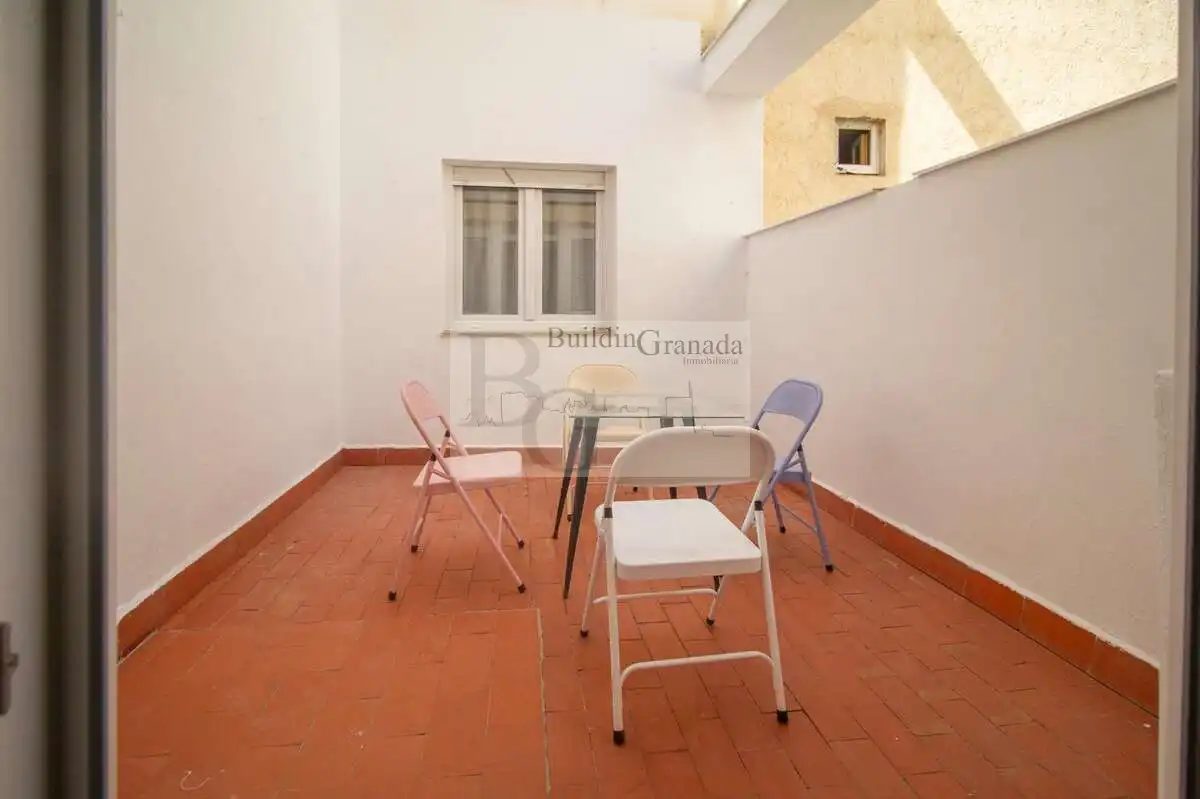 Terraza de Piso de alquiler en Granada con Calefacción, Terraza y Amueblado