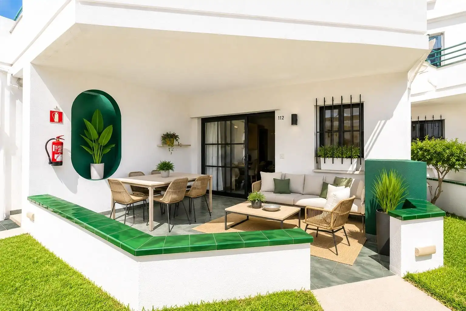 Terrace of Apartments for sale in Mogán  with Air Conditioner, Private garden and Terrace