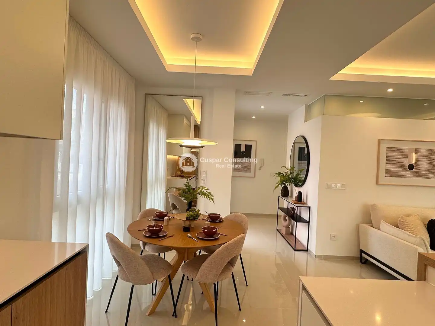 Comedor de Apartamento en venta en Rojales con Aire acondicionado, Calefacción y Jardín privado