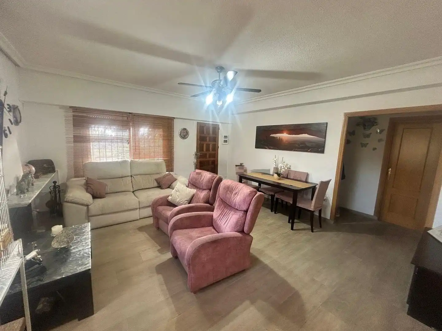 Wohnzimmer von Haus oder Chalet zum Verkauf in Busot mit Klimaanlage, Privatgarten und Terrasse
