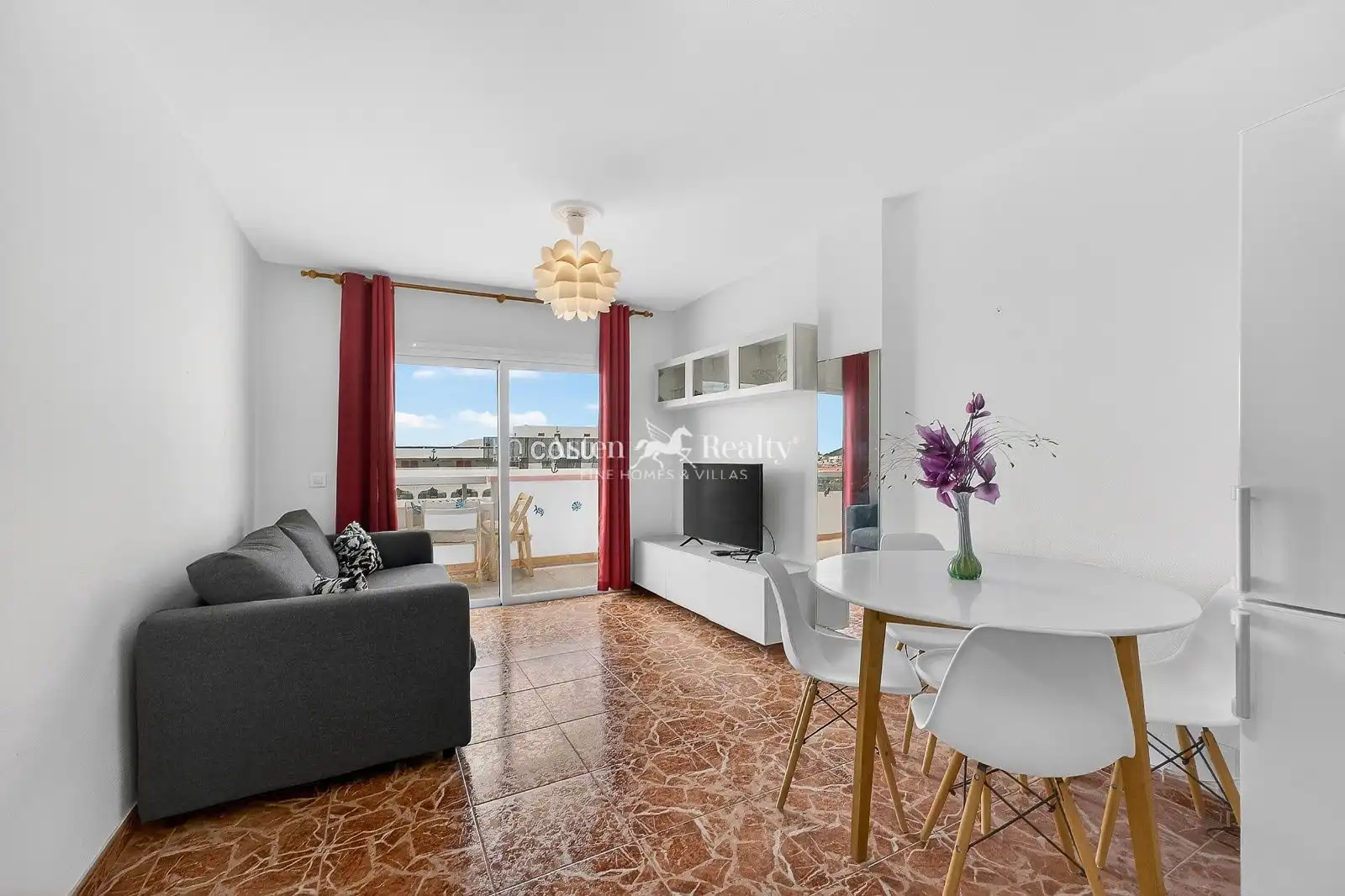 Wohnzimmer von Wohnungen zum Verkauf in Arona mit Terrasse, Schwimmbad und Möbliert