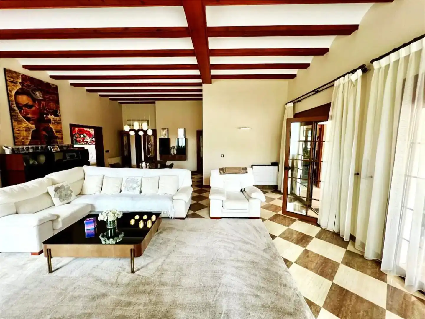 Sala d'estar de Casa adosada en venda en L'Albir