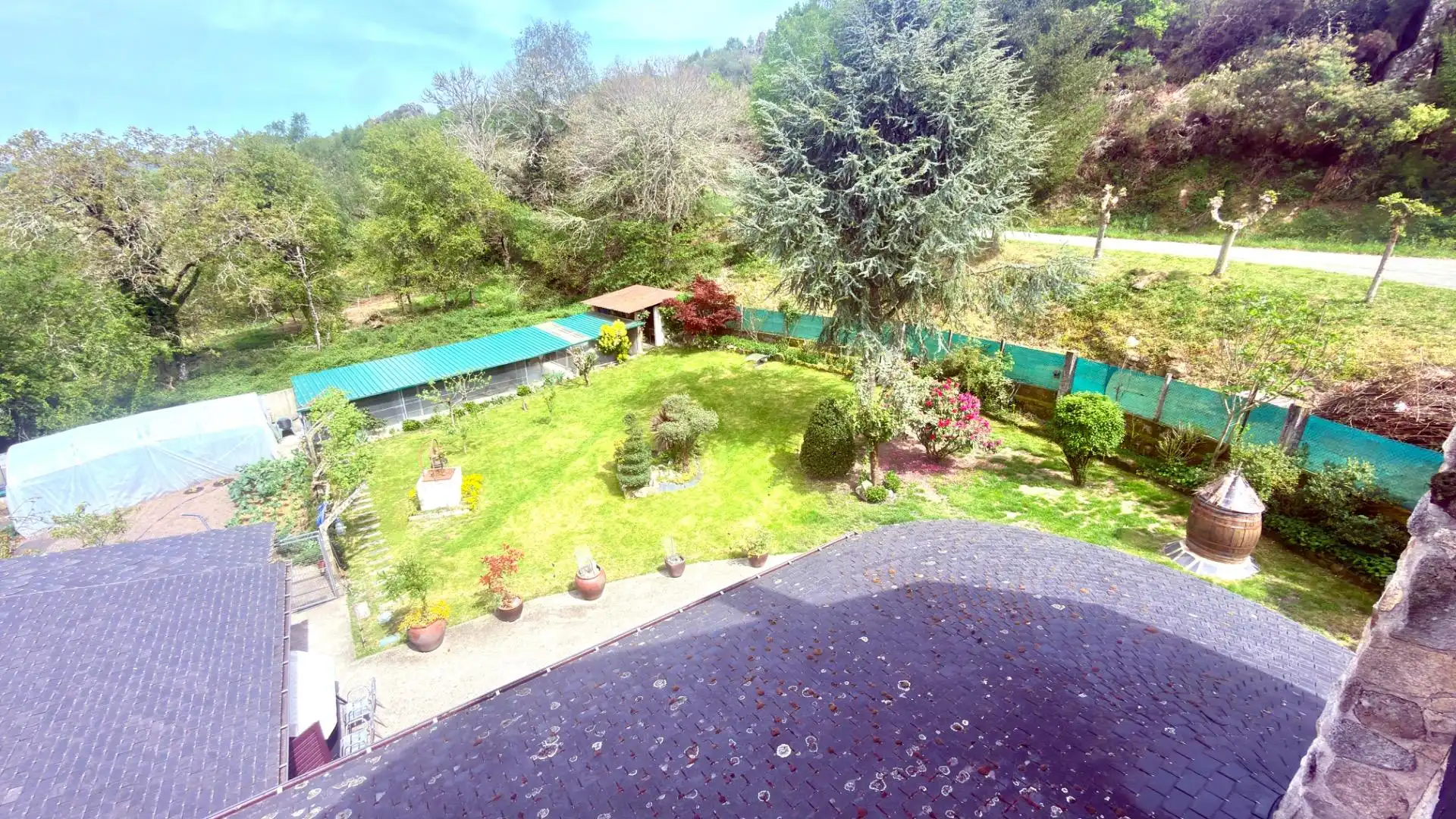 Garden of Houses for sale in Esgos  with Private garden, Parquet flooring and Furnished