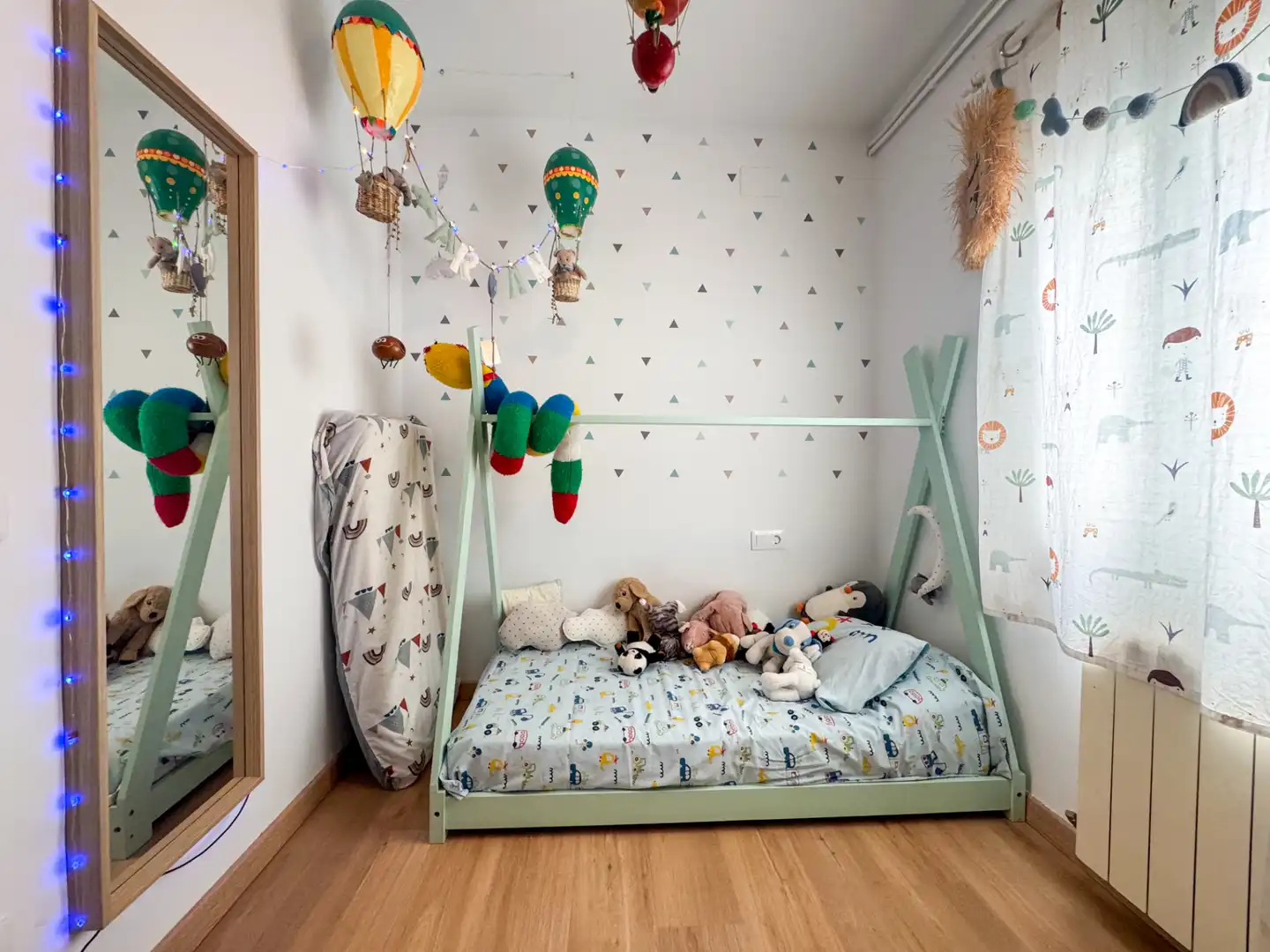 Bedroom of Flat for sale in Sentmenat  with Air Conditioner, Heating and Parquet flooring