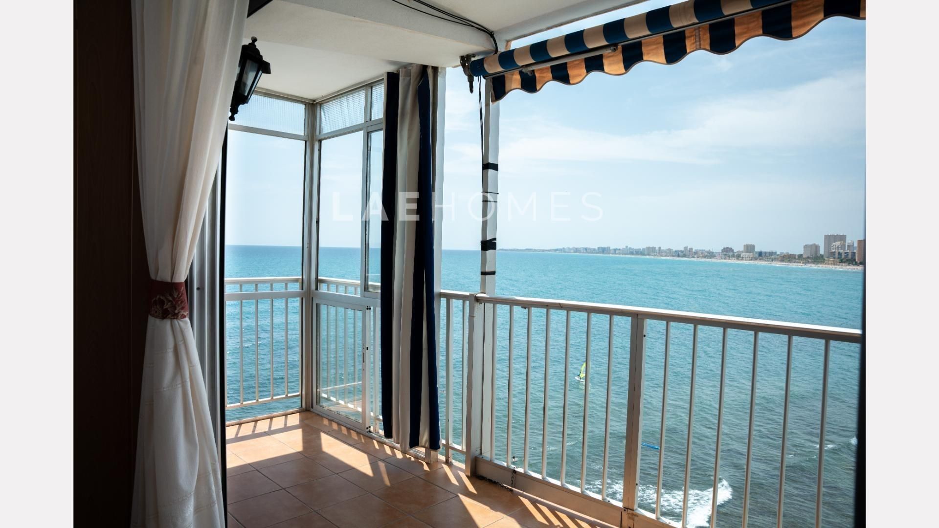 Balcony of Flat for sale in El Campello  with Air Conditioner, Private garden and Terrace