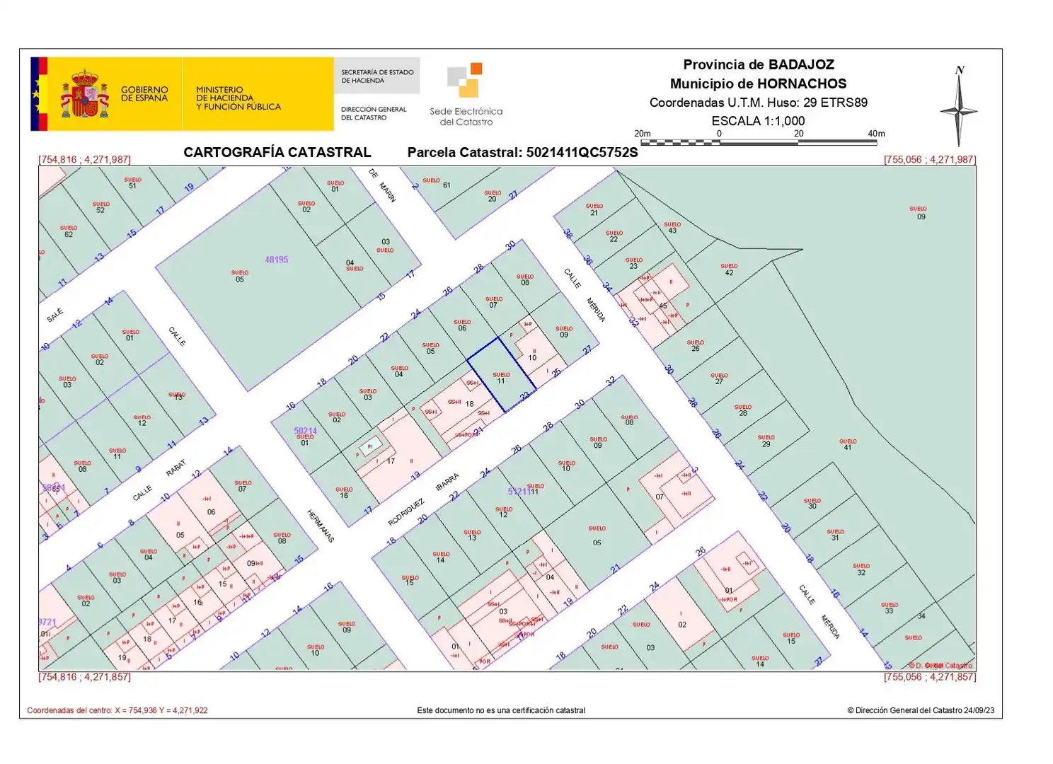 Residencial en venta en Hornachos