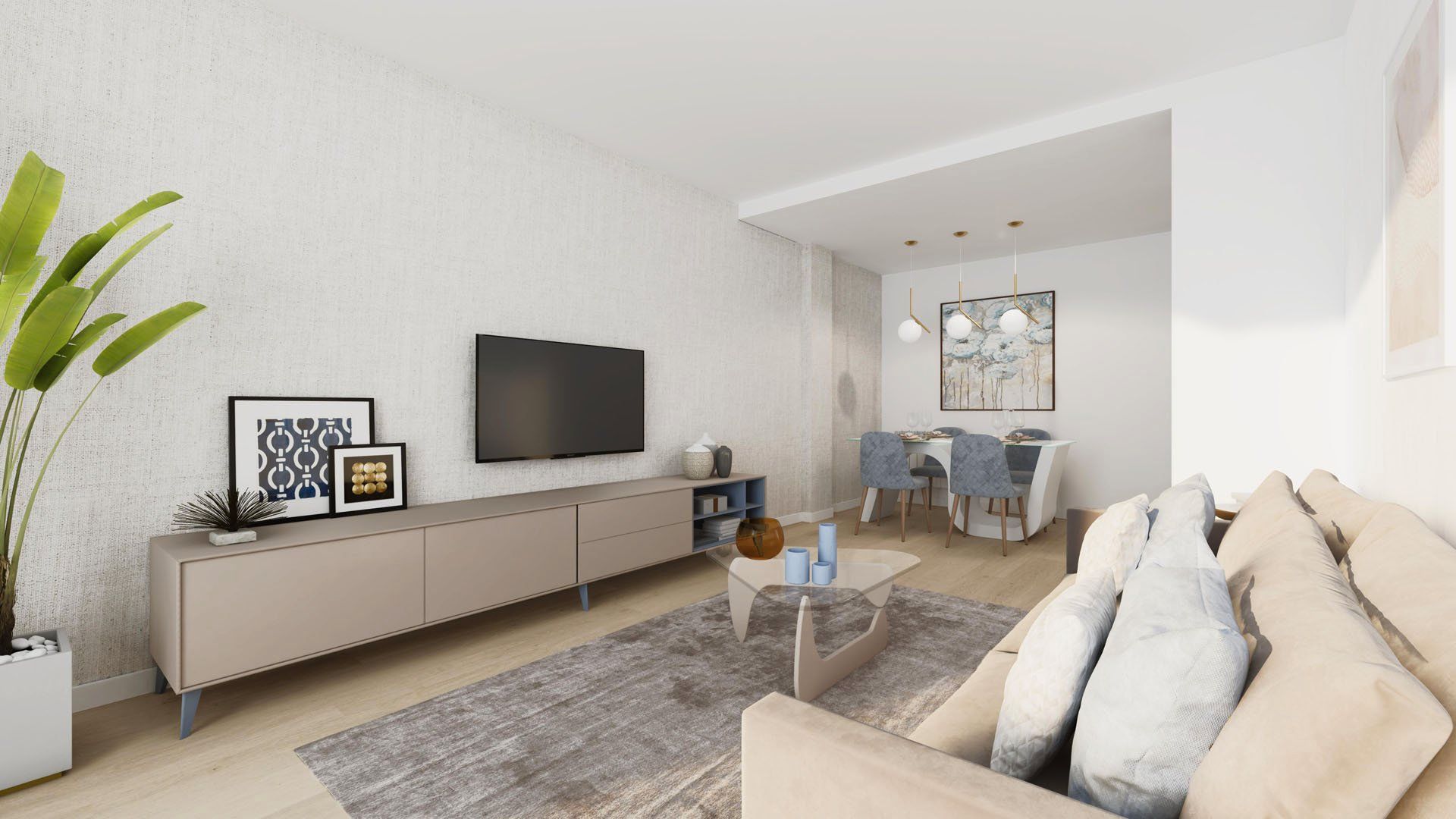 Living room of Flat for sale in Pontevedra Capital 