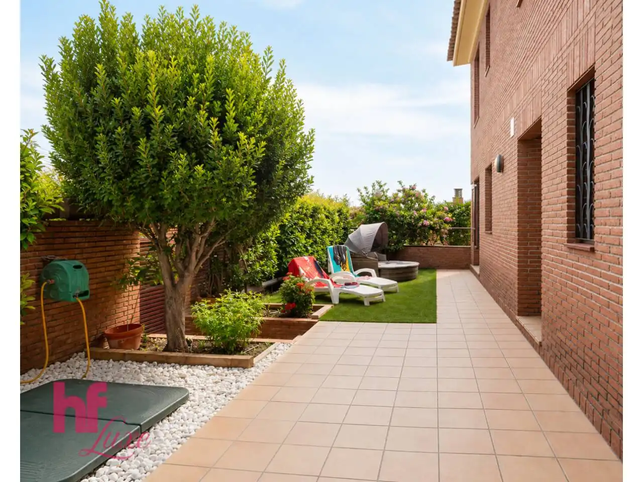 Terraza de Casa adosada en venta en Lliçà de Vall con Aire acondicionado, Calefacción y Jardín privado