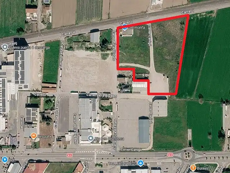 Exterior view of Industrial land for sale in Golmés