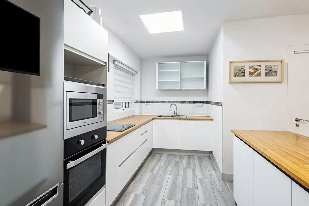 Kitchen of Flat for sale in  Palma de Mallorca  with Air Conditioner, Parquet flooring and Oven
