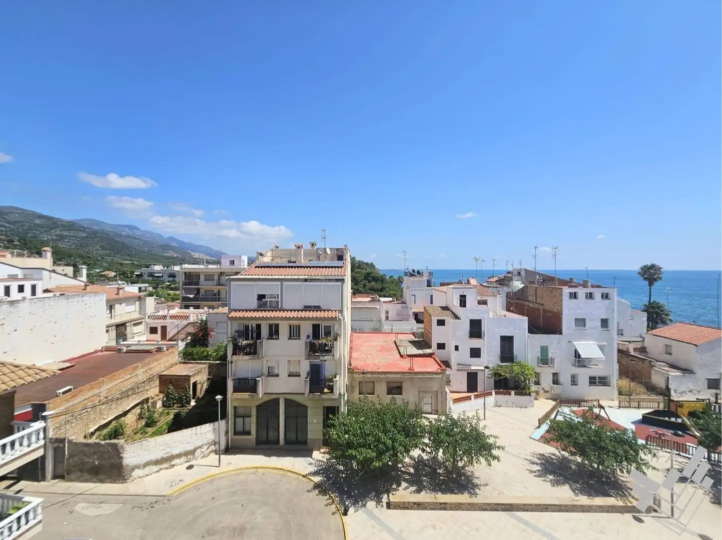 Exterior view of Flat for sale in Alcanar  with Air Conditioner, Terrace and Furnished