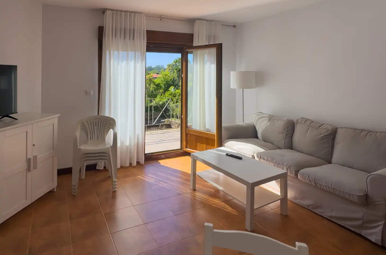 Wohnzimmer von Wohnung zum Verkauf in Alfoz de Lloredo mit Klimaanlage und Terrasse