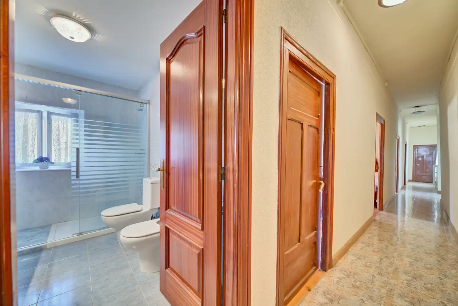 Baño de Casa o chalet en venta en Pueyo / Puiu con Calefacción, Jardín privado y Terraza