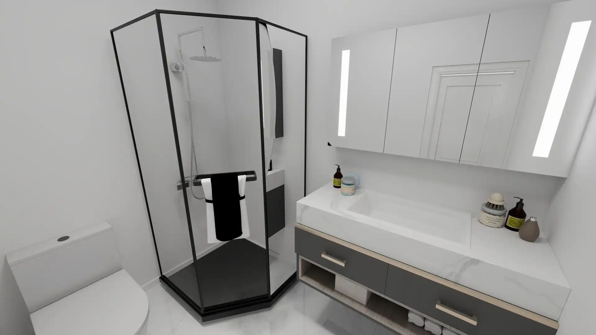 Baño de Casa o chalet en venta en Gelves con Terraza y Piscina comunitaria