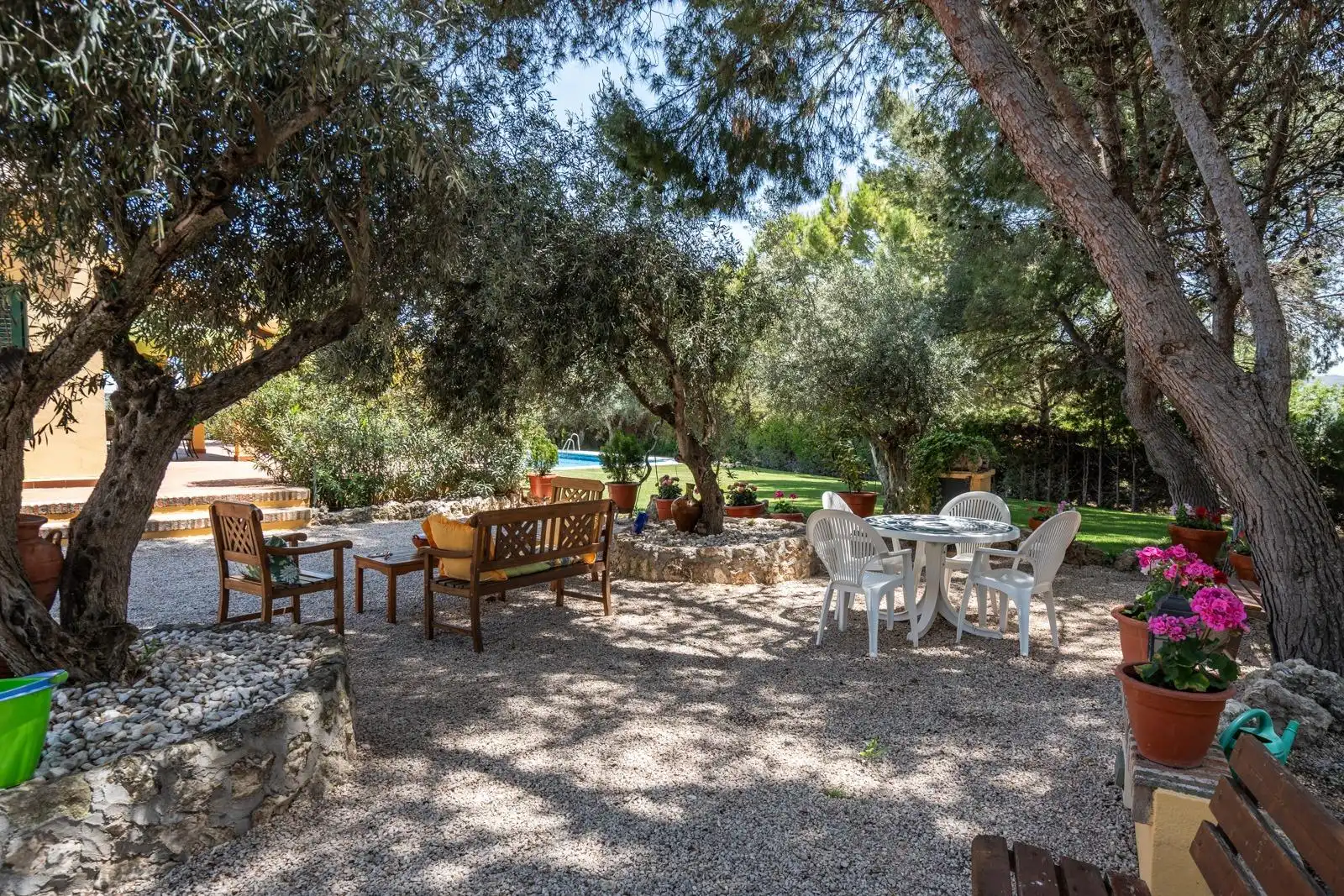 Terraza de Finca rústica en venta en Chinchón con Aire acondicionado, Calefacción y Jardín privado