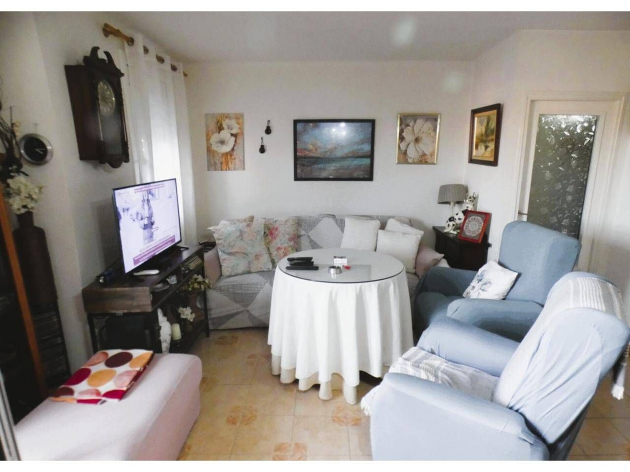 Living room of Flat for sale in Sabadell  with Air Conditioner and Balcony