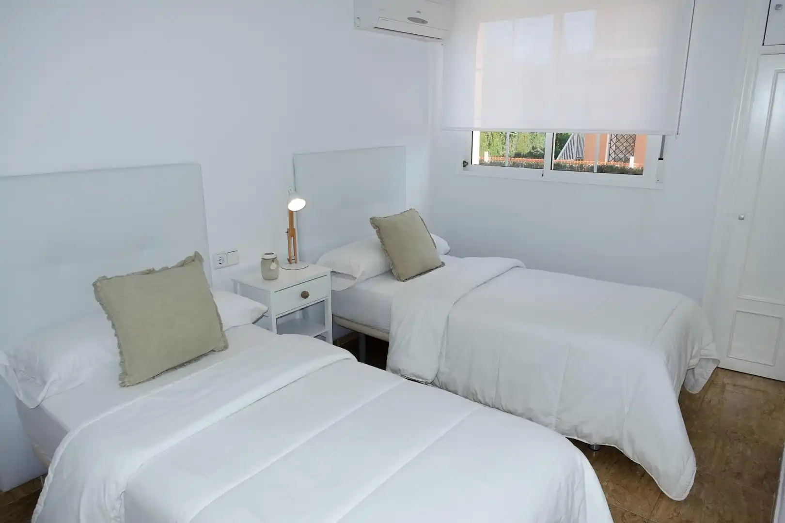 Bedroom of Houses for sale in La Manga del Mar Menor  with Air Conditioner, Heating and Private garden