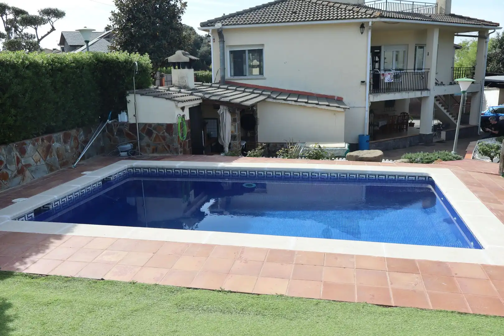 Piscina de Casa o xalet en venda en Cànoves I Samalús amb Calefacció