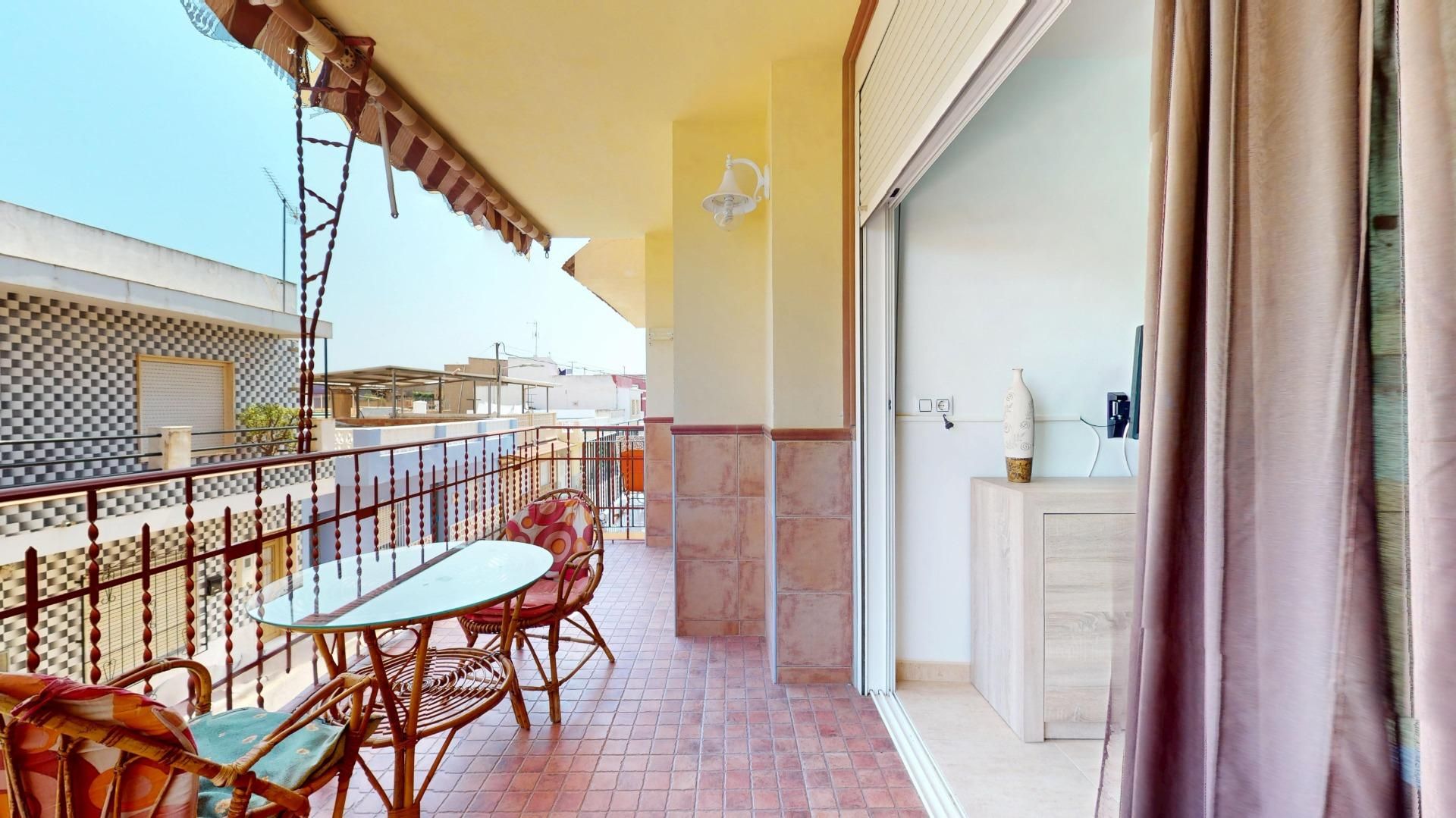 Balcony of Flat for sale in Los Alcázares  with Air Conditioner, Terrace and Balcony