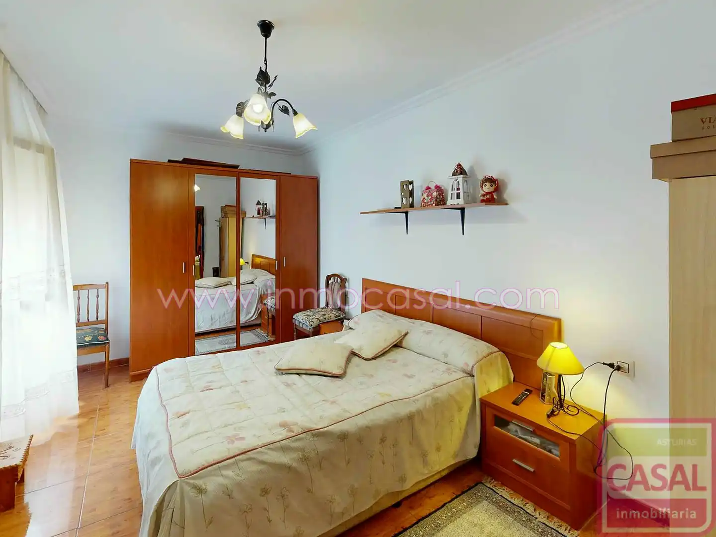Bedroom of Flat for sale in Langreo  with Heating and Terrace