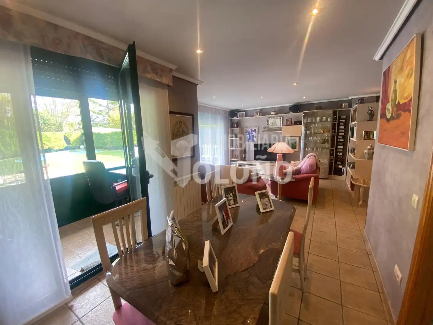 Sala d'estar de Casa o xalet en venda en Ollauri amb Calefacció, Jardí privat i Terrassa
