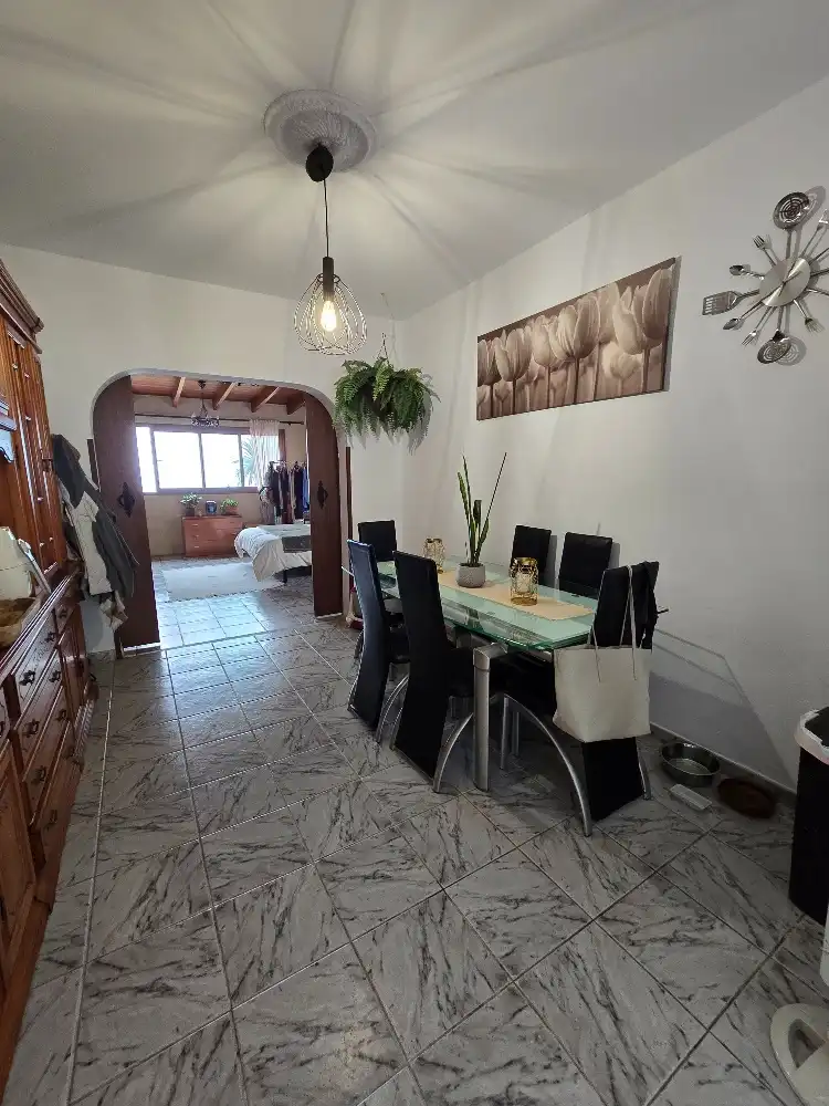 Menjador de Casa o xalet en venda en La Orotava amb Jardí privat, Terrassa i Traster