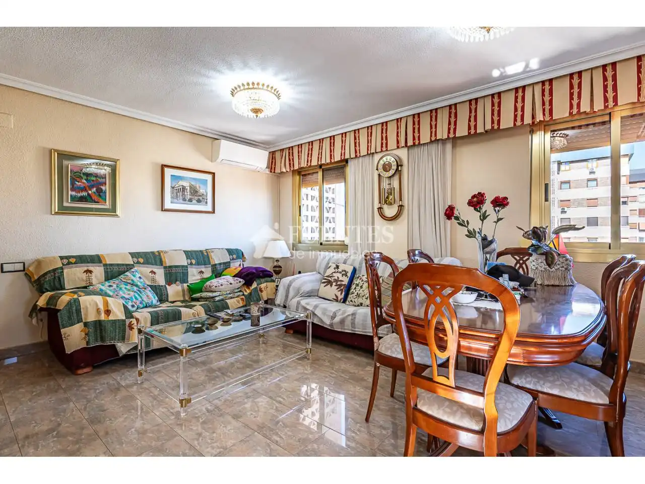 Sala de estar de Piso en venta en Alicante / Alacant con Aire acondicionado y Alarma
